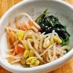 콩나물/시금치/무/매운 콩나물 각