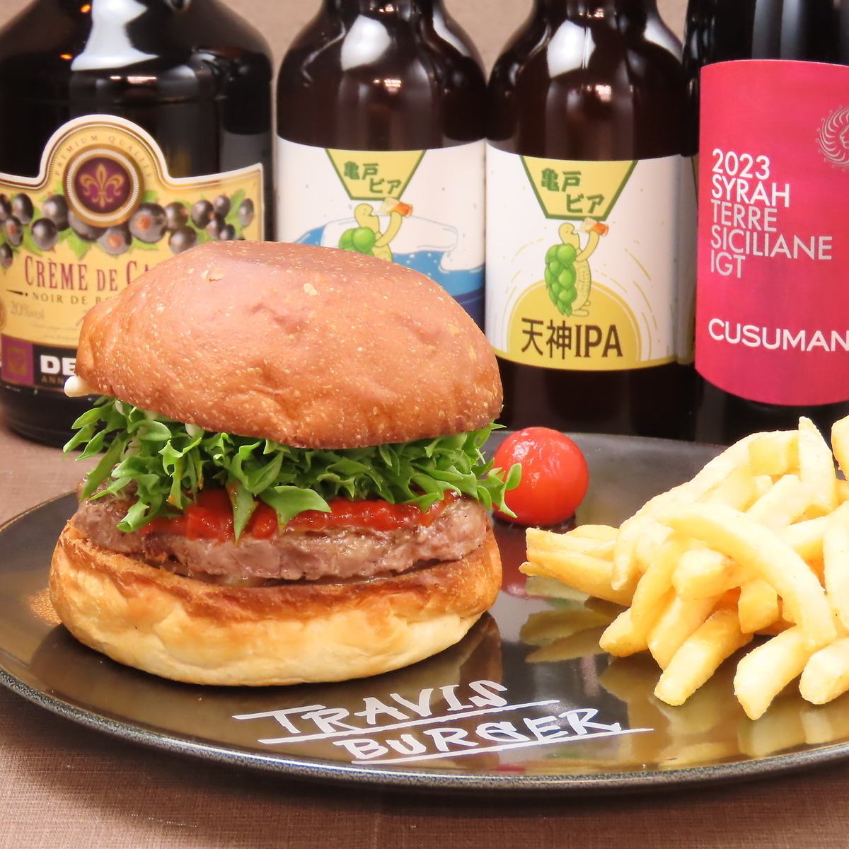 食べ応えのあるハンバーガーをご用意しております♪