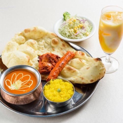 [Authentic Indian curry♪] Lunch set: 830 yen (tax included)~