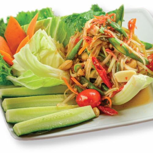 Som tam Thai/新鮮春捲