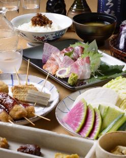 【우유 코스】당일 OK!!저희 가게 추천 메뉴 모듬 코스☆120분 음료 무제한 6500엔