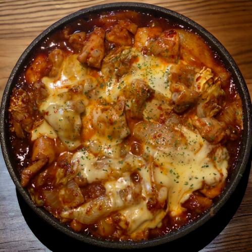 鶏ももの甘辛チーズ焼き