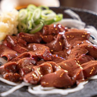 Freshly Sliced Chicken Liver Sashimi