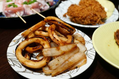 イカの甘醤油炒め