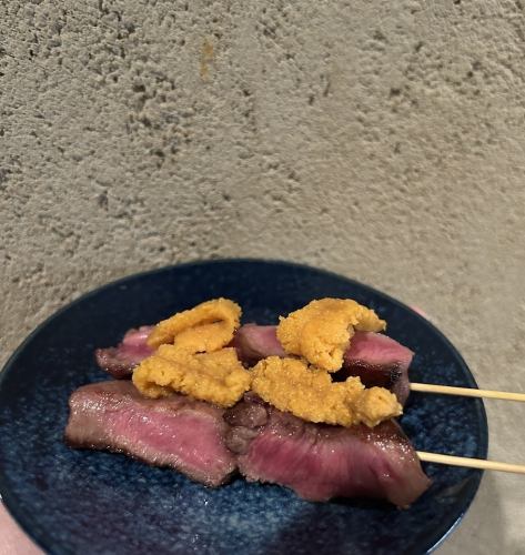 うにく串【牛ハラミ】