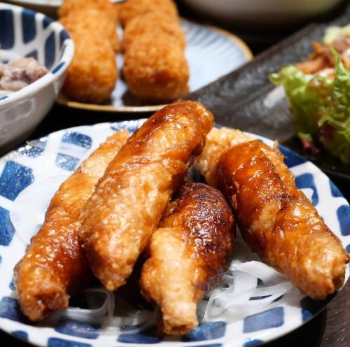 鶏皮ぎょうざ