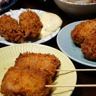 Deep fried oysters