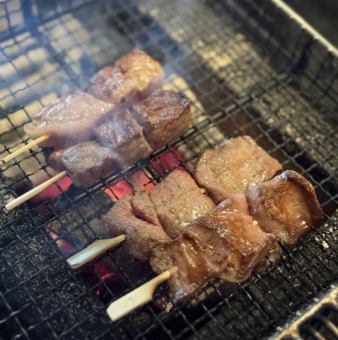 ネギ塩タン串