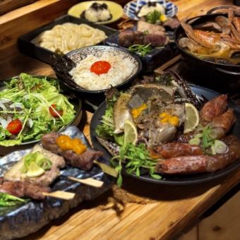 【需提前4天预约】【豪华海鲜套餐】正宗酱汁鸡块和海鲜火锅 7,480日元 → 优惠券 6,980日元