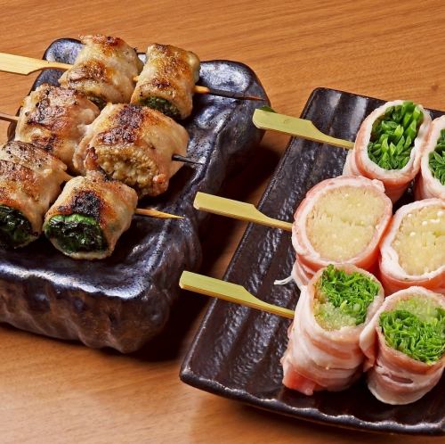 串焼きメニュー充実