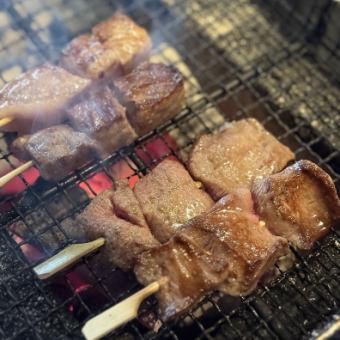 ネギ塩タン串