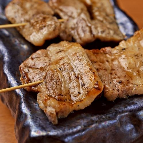 ネギ塩ダレ豚バラ串