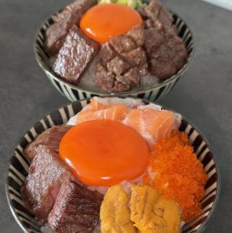 【贅沢】A５和牛と海鮮丼