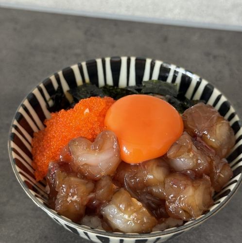 【贅沢】海老の醤油漬け（カンジャンセウ）丼