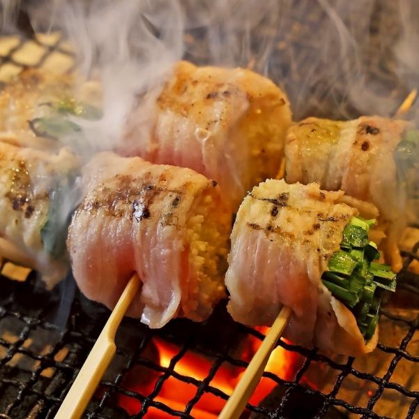 【A５和牛使用】牛串、野菜豚巻き、串カツの串メニューも充実