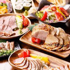 2小時無限暢飲「可品嚐3種肉的套餐」<共6道菜>3980日圓→2980日圓