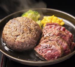 入口即化的汉堡牛排[100克]、熟成牛腩排[80克]便当