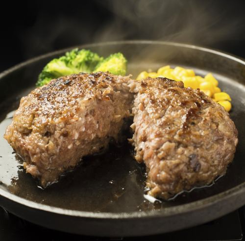 100% domestic black beef melt-in-your-mouth hamburger lunch
