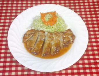 もち豚の生姜焼き