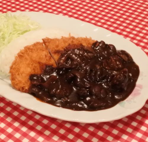ハヤシライス　かつ のせ