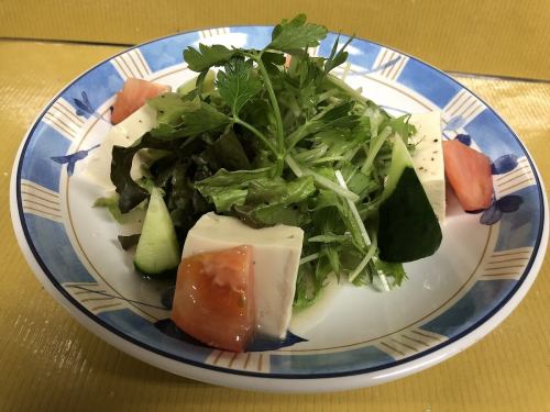 豆腐のチョレギサラダ