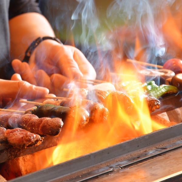 きんざんといえばやっぱ「焼き鳥」！！当店のこだわりの逸品をご堪能ください。