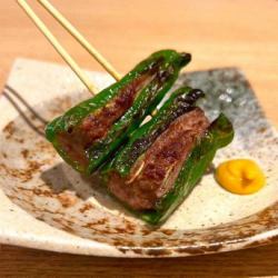 土佐甜椒炭烤肉串（1串）