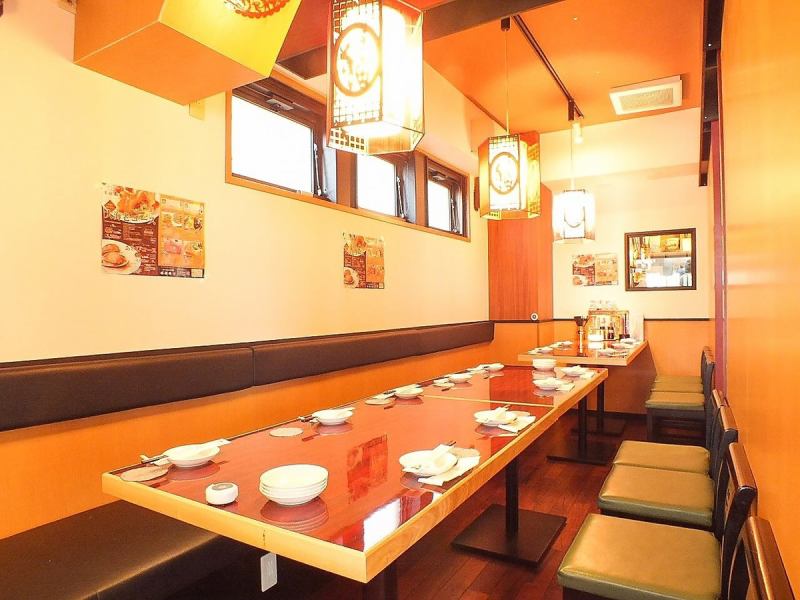 [Digger seat 4 people ~ up to about 20 people] Our shop offers various seat types.Counter, table, digging seat etc.Because there is also a partition, entertainment is also possible! [Ome Kaido Chinese all-you-can-eat summer banquet]