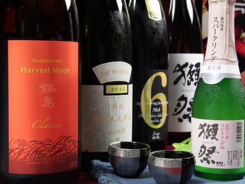 Rare sake from all over the country