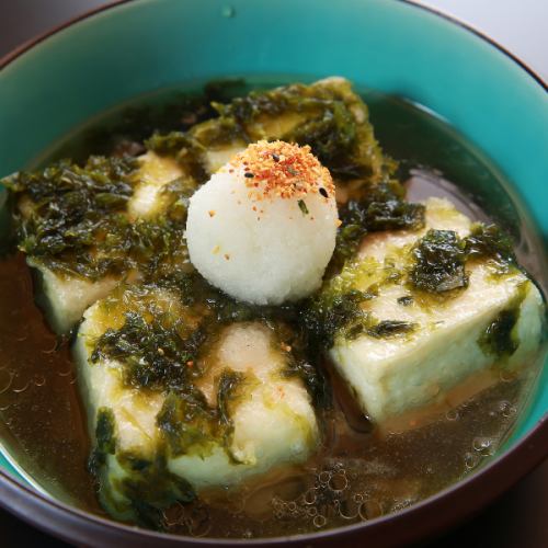 Fried seaweed tofu