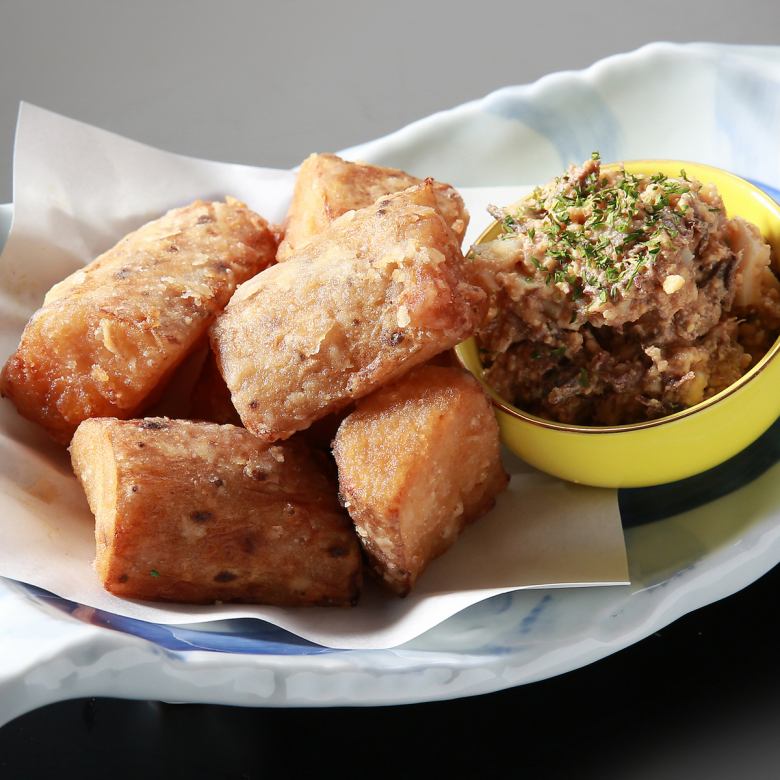 Fried yam tatsuta