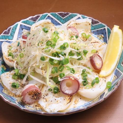水蛸炙り ねぎごま塩