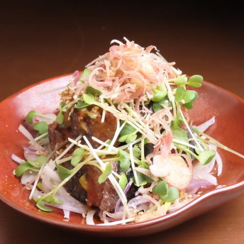 鰹竜田揚げ 香味ポン酢