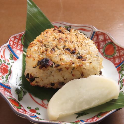鯖へしこ焼きおにぎり
