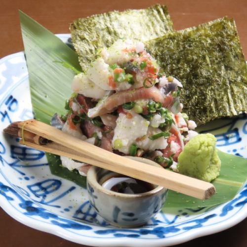 鰯山芋梅タタキ