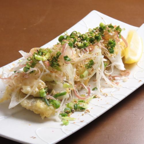 鰯天ぷら らっきょうタルタル