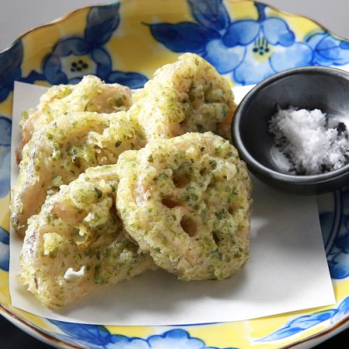 加賀蓮根磯辺揚げ