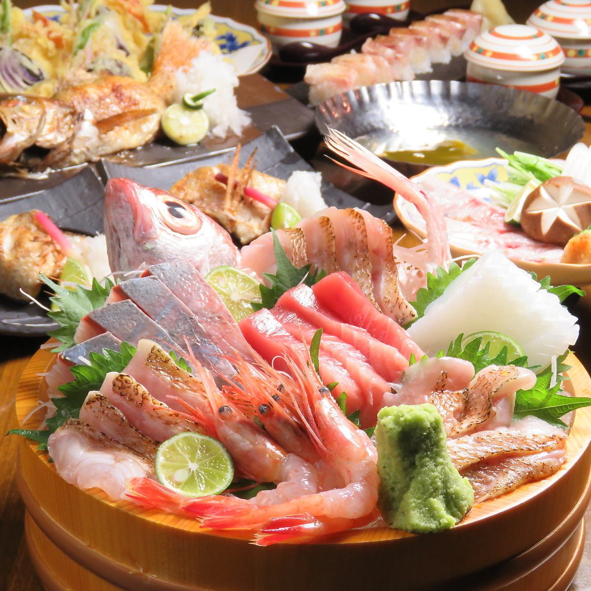 6,000日圓起的無限暢飲套餐讓您盡情享受北陸的恩賜。