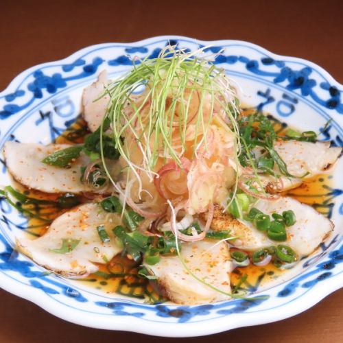 能登ふぐ昆布〆たたきポン酢　