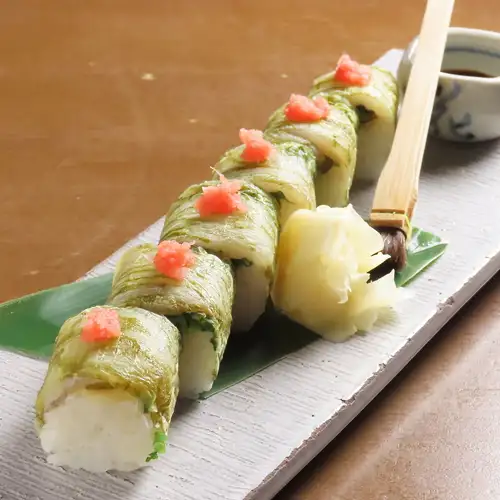 能登河豚海带腌制寿司卷