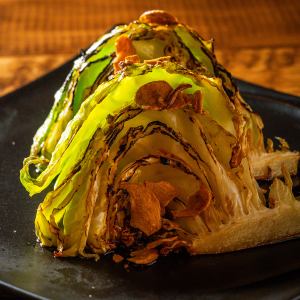 焼きキャベツのアンチョビソース