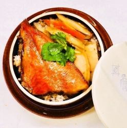 黃金鯛魚釜飯