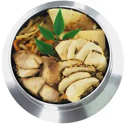 松茸と若鶏の釜めし