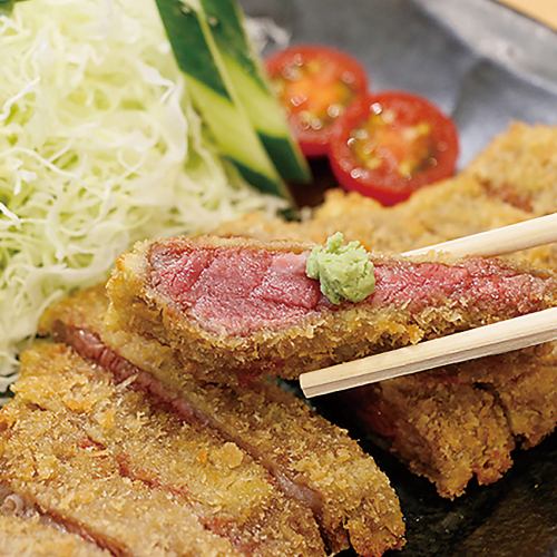 牛カツ定食