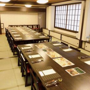 【完全貸切個室】30～40名様なら貸し切りOK◎地域・サークルの集まりやちょっとしたパーティーに是非ご利用ください。ご予算・人数・内容などはお気軽にご相談くださいませ。