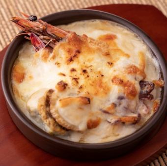 해물 화이트 그라탕