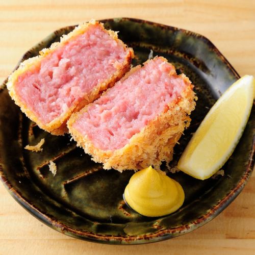 [Fried food] Unzen ham cutlet