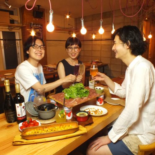 お店はチェーン店♪店内はプライベート空間★