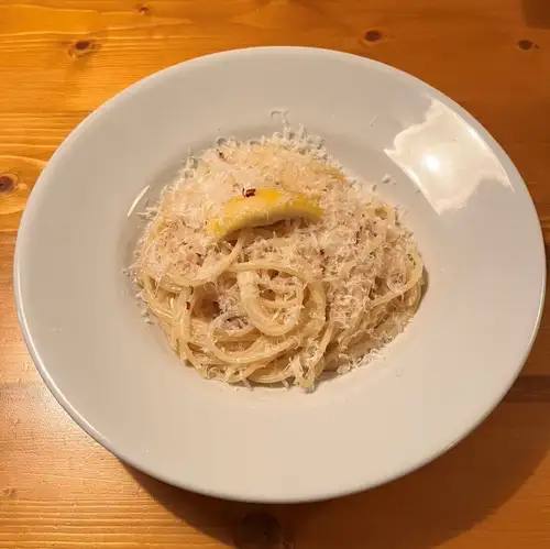 レモンクリームパスタ