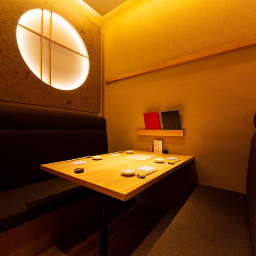 Equipped with private rooms for small groups♪